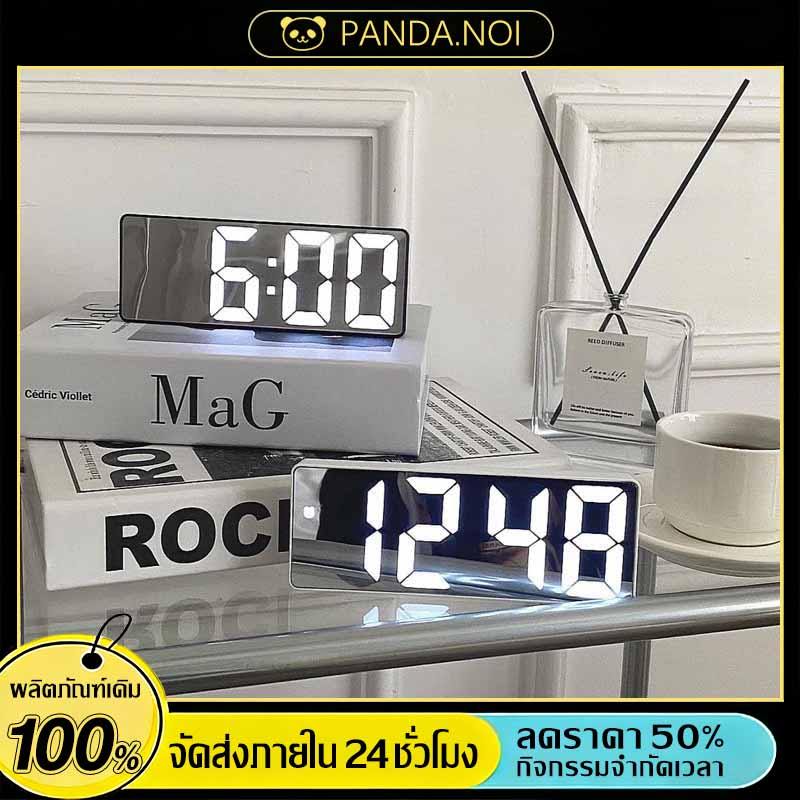นาฬิกาปลุกดิจิตอล นํา ควบคุมเสียงหน้าจอขนาดใหญ่พร้อมปฏิทินอุณหภูมินาฬิกาตั้งโต๊ะส่องสว่าง