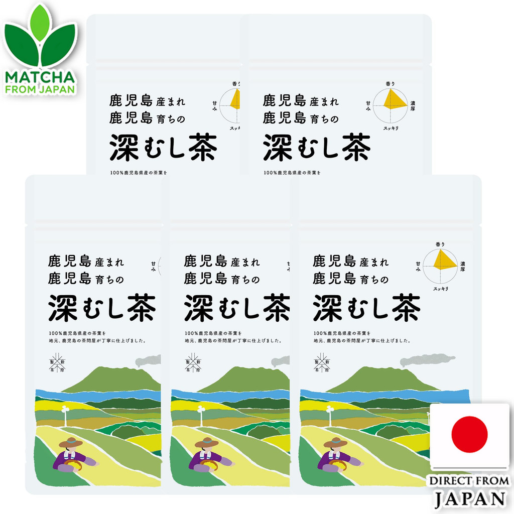 Chiran Japanese Green Tea Deep Steamed Kagoshima Tea For Relaxing Tea Time