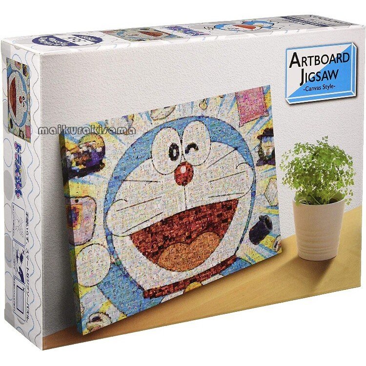 QC Ready Stock Japan Ensky Doraemon 50th Anniversary Smiley Mosaic Puzzle Resin 1000 ชิ้น 500 ชิ้น