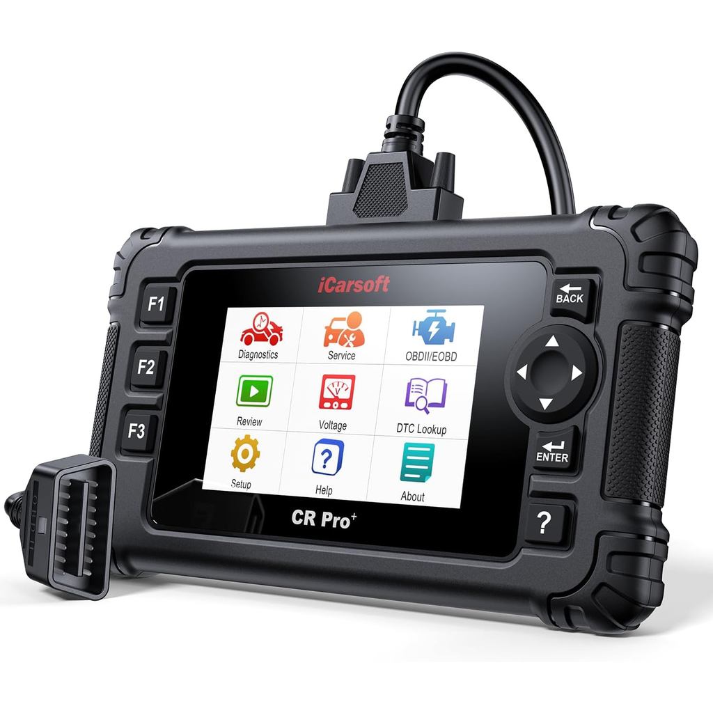 ICarsoft CR Pro+ 2025 เครื่องมือสแกนแบบสองทิศทางระบบสําหรับรถยนต์, เครื่องสแกนเนอร์ OBD2 เต็มรูปแบบพ