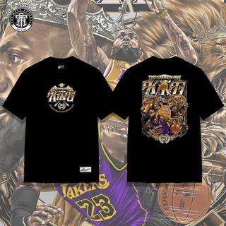 THE HOOP APPAREL THE CHOSEN ONE KING LBJ TSHIRT FOR UNISEX STREETWEAR