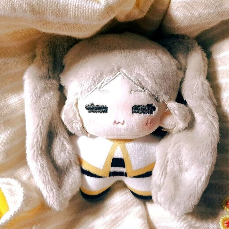 Frieren: Beyond Journeys End อะนิเมะ 10 ซม.ตุ๊กตา Frieren Himmel ผ้าฝ้ายนุ่มตุ๊กตาของเล่นตุ๊กตาการ์ต