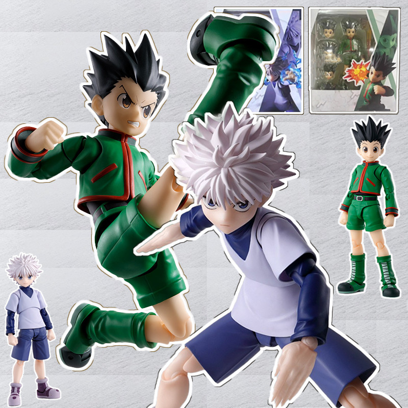 SHFiguarts Hunter X Hunter Killua Zoldyck Gon Action Figure รูปที่สะสม