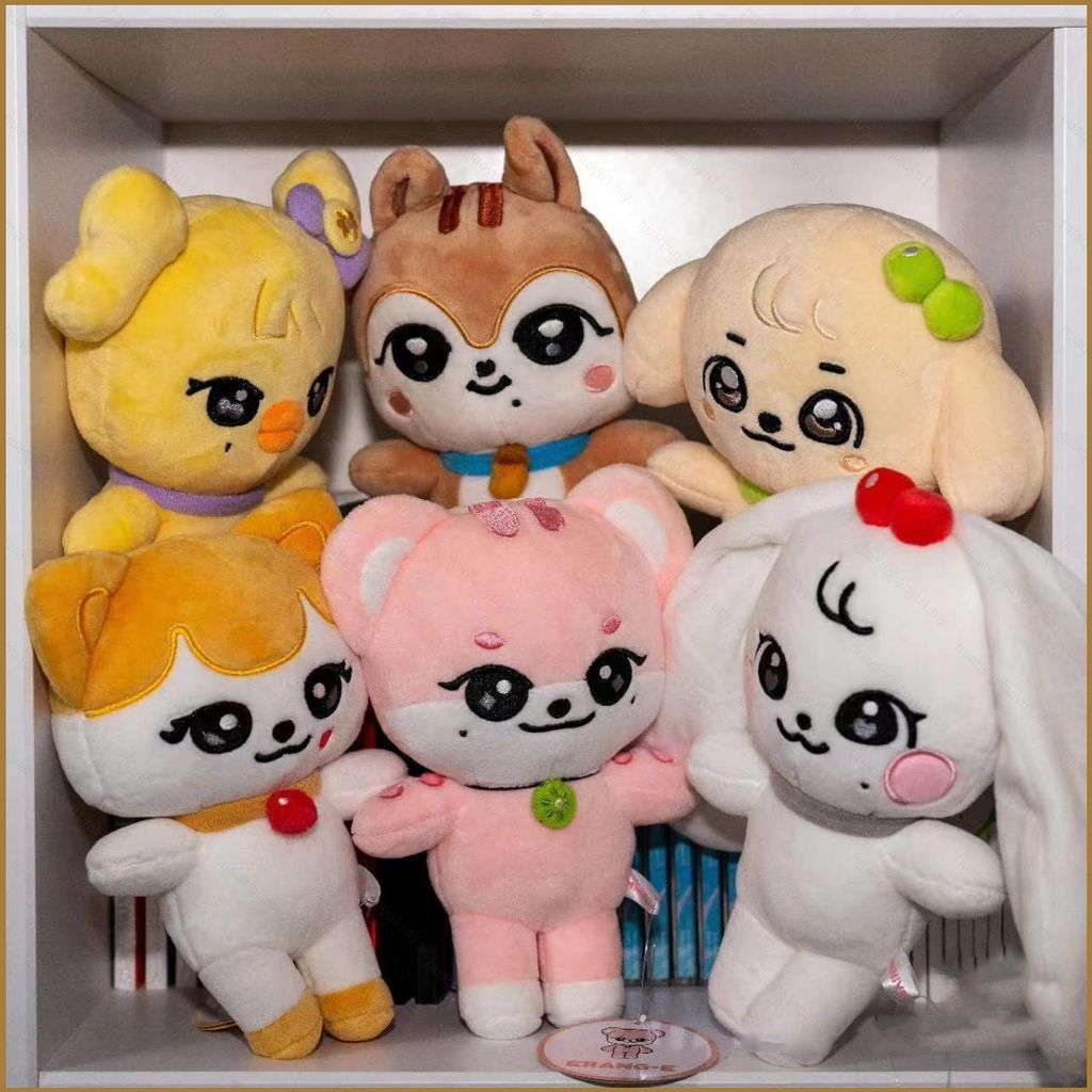 HQ IVE Cherry Minive ตุ๊กตาตุ๊กตาของขวัญสําหรับสาวการ์ตูน WONYOUNG YUJIN GAEUL LIZ LEESEO rei ตุ๊กตา