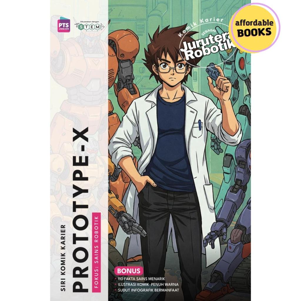 [PT BOOK] Curryer Comic เป็น Robotic Engineer: Prototype-X (2025) การ์ตูนเพื่อการศึกษา