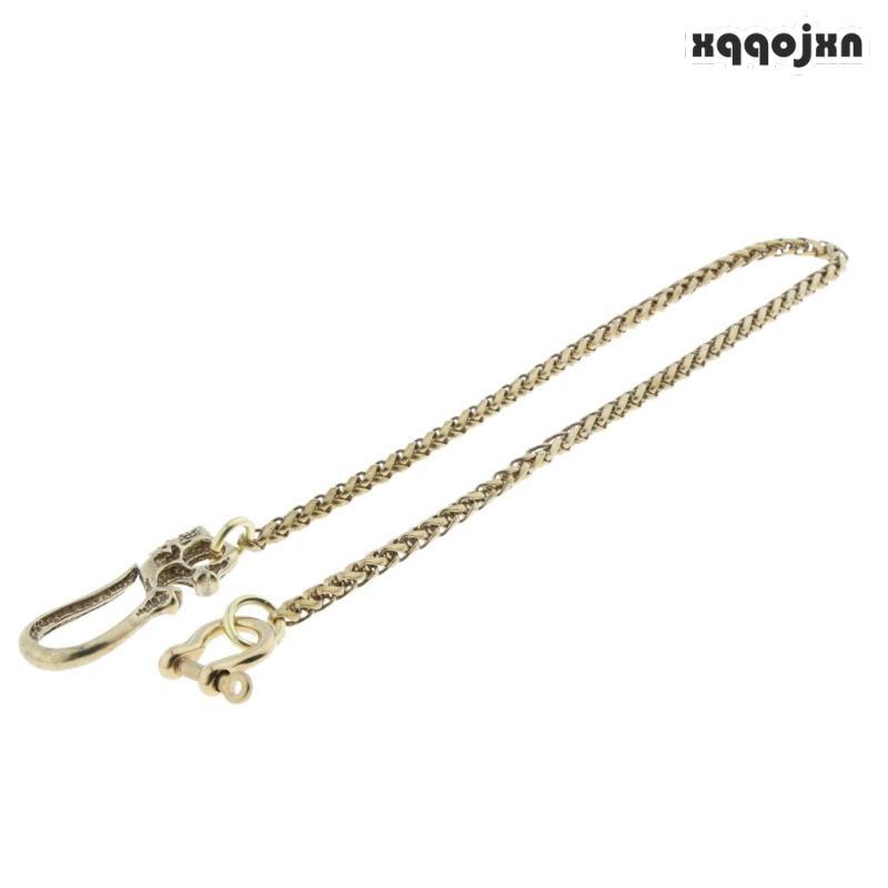 [xqqojxn] Punk Skulls Mens Chain Cool พวงกุญแจ Key Jean
