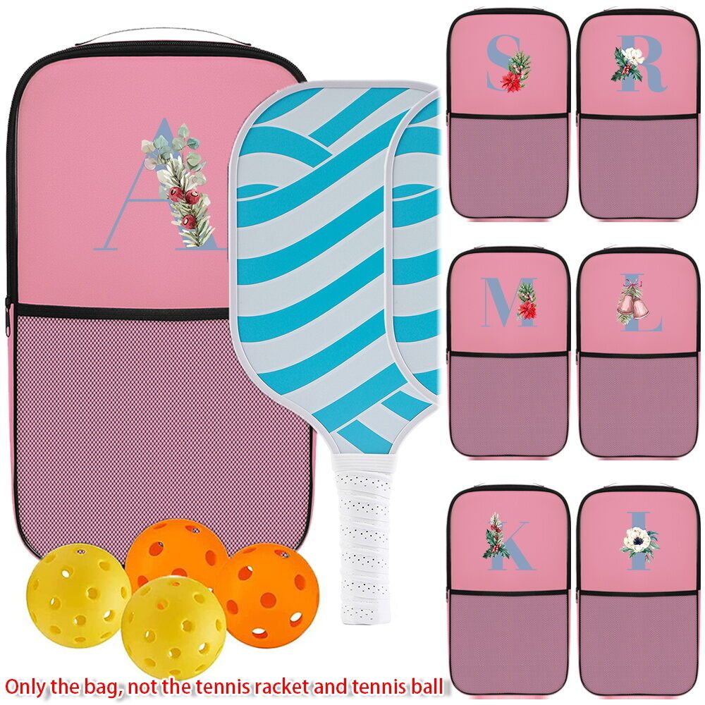 Pickleball Student Training Sports Bag Zippered Storage Sealed Large Capacity Sports Bag Sky Blue Se