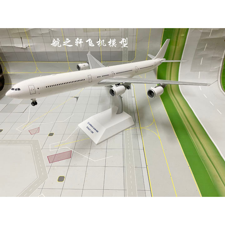 JC Wings BK1024 เครื่องสีขาวเปล่า A340-600 1: 200 โมเดลเครื่องบินโดยสารโลหะผสม