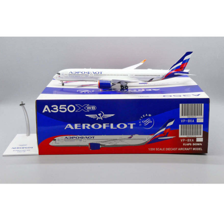JC Wings XX20022/A Russia Airlines A350-900XWB VP-BXA 1: 200 รุ่น