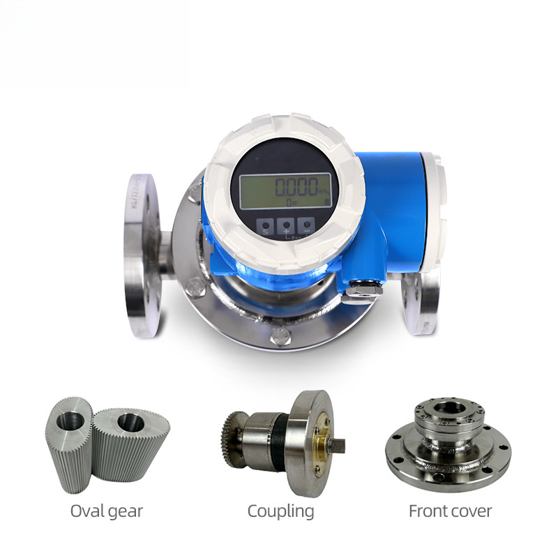 Best Quality Cheap Chemical Liquid Light Oil Naphtha Solvent Oil DP Elliptical Gear Flowmeter with 4