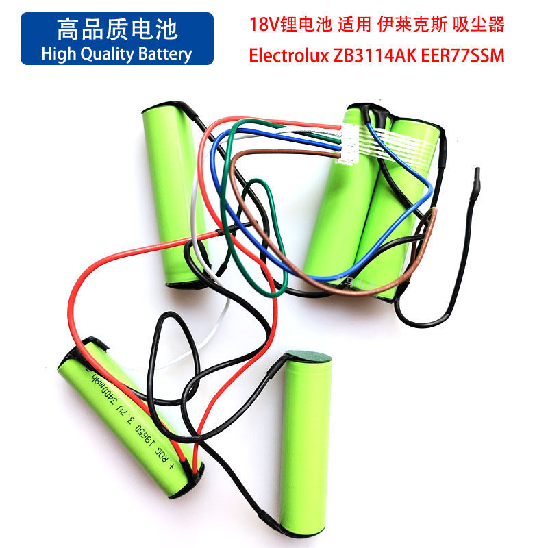 เหมาะสําหรับ Electrolux Electrolux ZB3114AK ER77SSM เครื่องดูดฝุ่น 18V แบตเตอรี่ลิเธียมแพ็ค