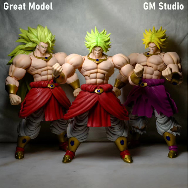 GM Studio Broly Dragon Ball Ancient Warriors Action Figure (ไม่ใช่ KONG, ไม่ใช่ ZT)