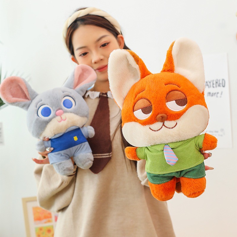 Crazy Zoo Judy Nick Plush Doll Fox Rabbit Doll Children Sleeping Doll ของขวัญวันเกิด