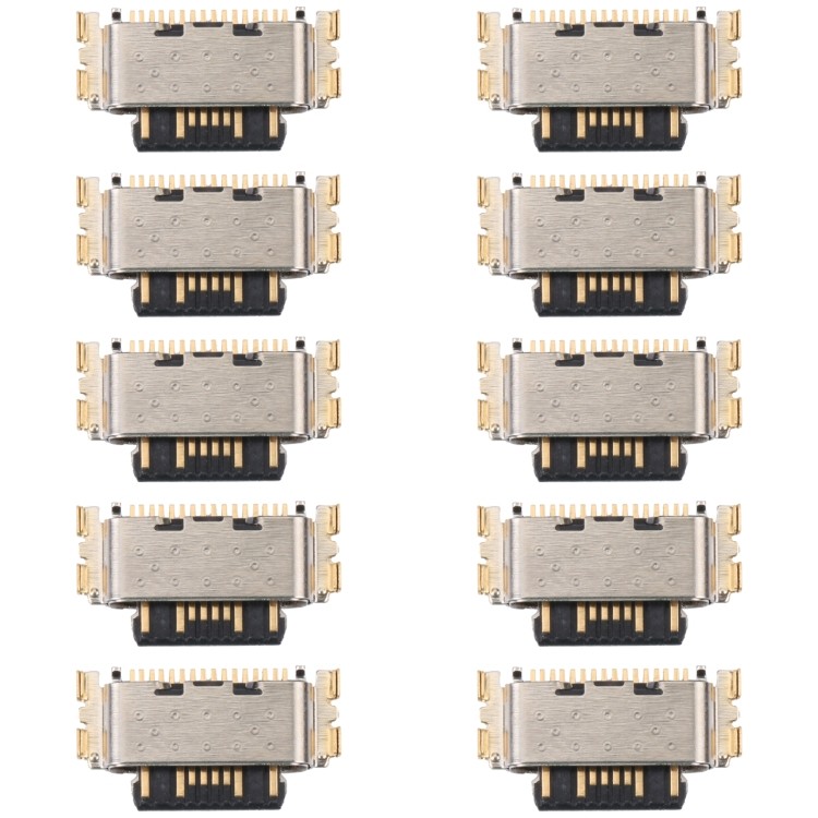 มาใหม่อะไหล่ 10 ชิ้นพอร์ตชาร์จสําหรับ Xiaomi Redmi 10C/Redmi 10 อินเดีย/Redmi หมายเหตุ 11E/Redmi หมา