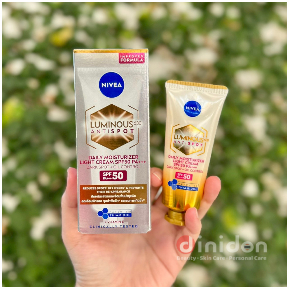 Nivea Luminous 630 Antispot Daily Moisturizer Light Cream SPF50 PA+++40 Ml.