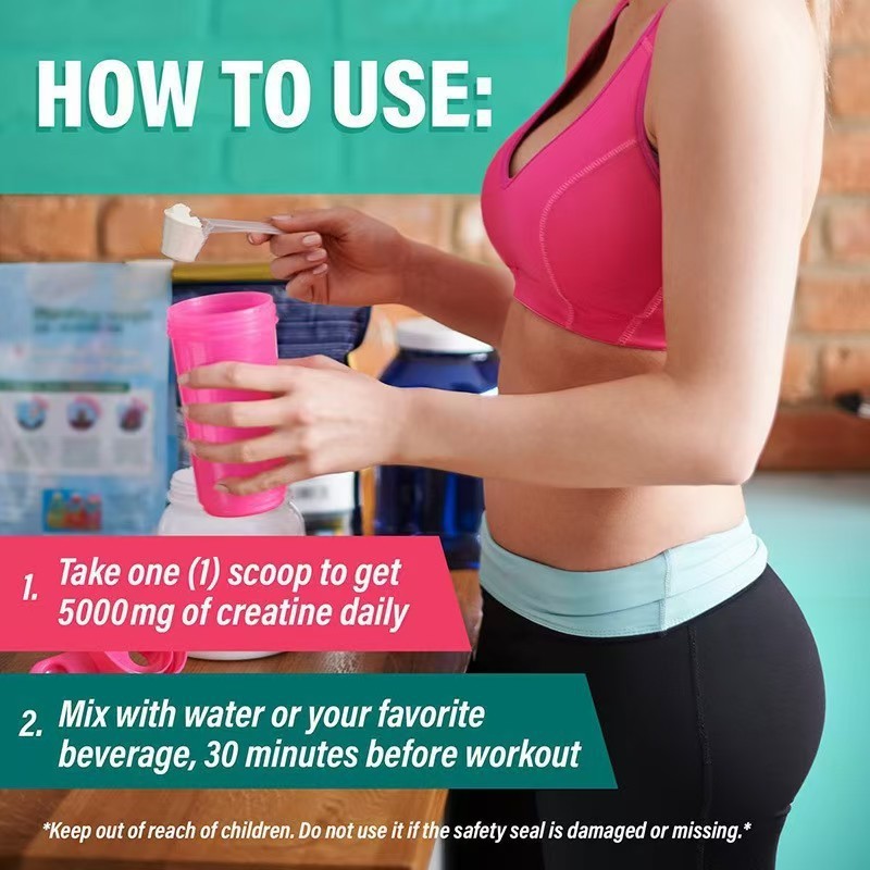 พร้อมสต็อก Fast Shipping TK ขายร้อน CREATINE CREATINE Monohydrate CREATINE Powder 240g Supply8922601