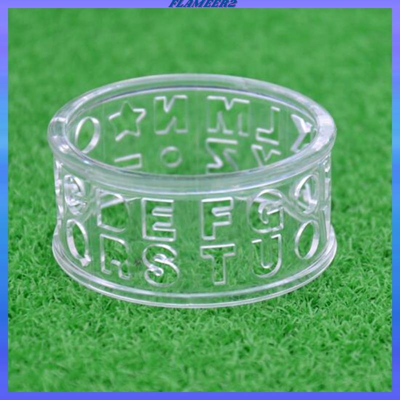 [Flameer2] Letter Pattern Golf Ball Liner Marker Template Drawing Alignment Tool Aids