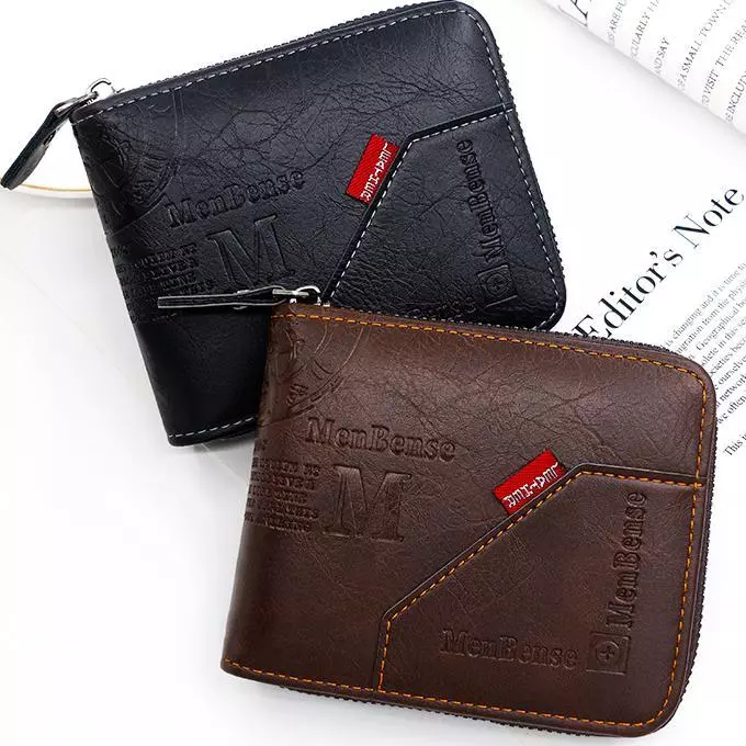 Men's PU Leather Wallets with Coin pocket