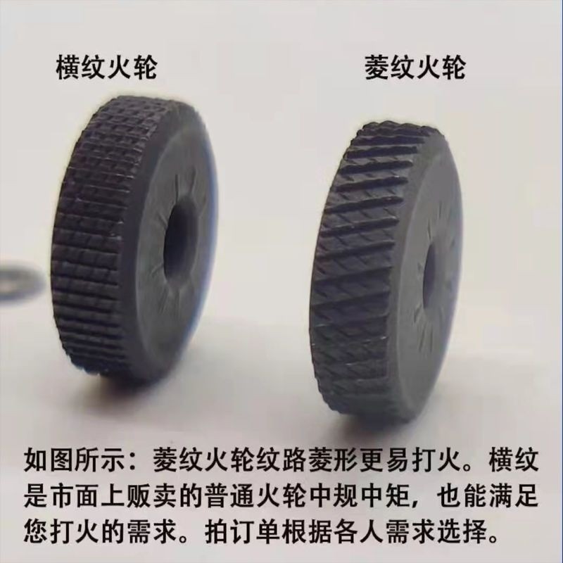 ชิ้นส่วนอะไหล่สำหรับ ZORRO (ใช้กับ Zippo): ล้อหินเหล็กไฟและหมุดย้ำ สำหรับเครื่องในแบบลวดลาย (นำเข้า)