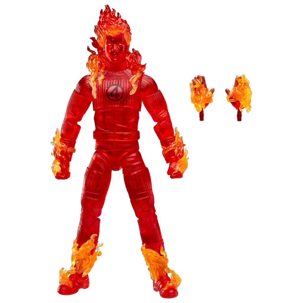 Hasbro MARVEL Marvel Legends Series Human Torch Fantastic 4 First Steps Johnny Storm Movie Collectio