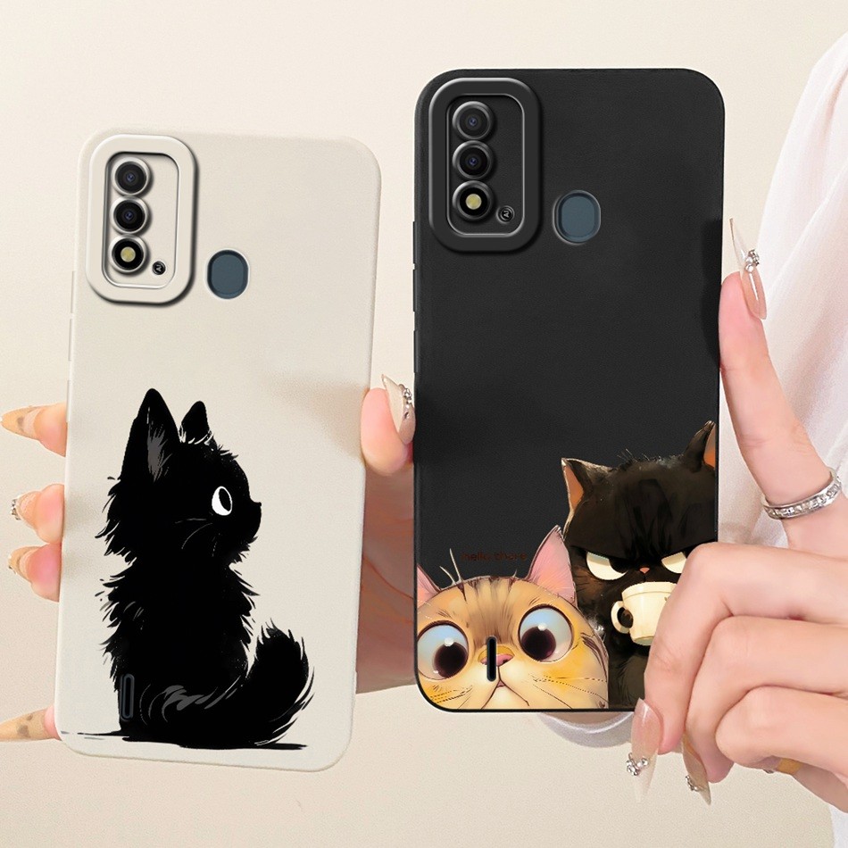 สําหรับ ITEL P37 / Vision 2S / Itel P651L P681L / Itel Vision2 Plus / P37 Pro เลนส์ป้องกันกรณีแมวน่า