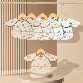 COD baby bibs ผ้ากันเปื้อนเด็ก ผ้าซับน้ำลาย แบบ 3D มีกระเป๋าหน้า กันน้ำ คุณภาพเกรด A