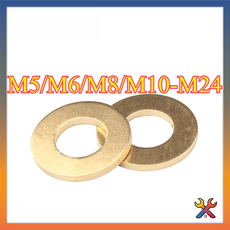 แหวนรอง แหวนรองแบน ทองแดง M5/M6/M8/M10-M24 YCD(-Y)