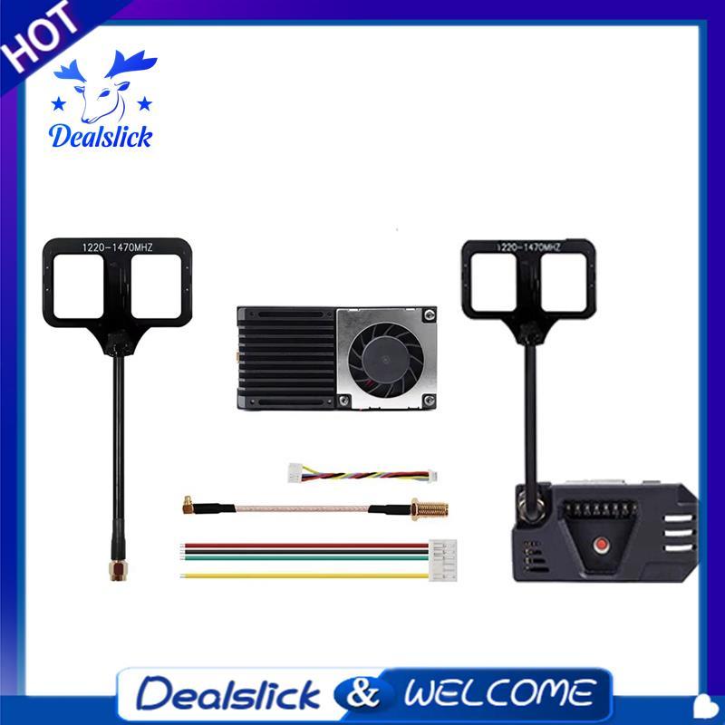 1.2G 4.5W VTX + 1.2G VRX 8CH 25mW 800mW สวิตช์ได้ 2-8S VTX โมดูลเครื่องส่งสัญญาณวิดีโอสําหรับระยะไกล