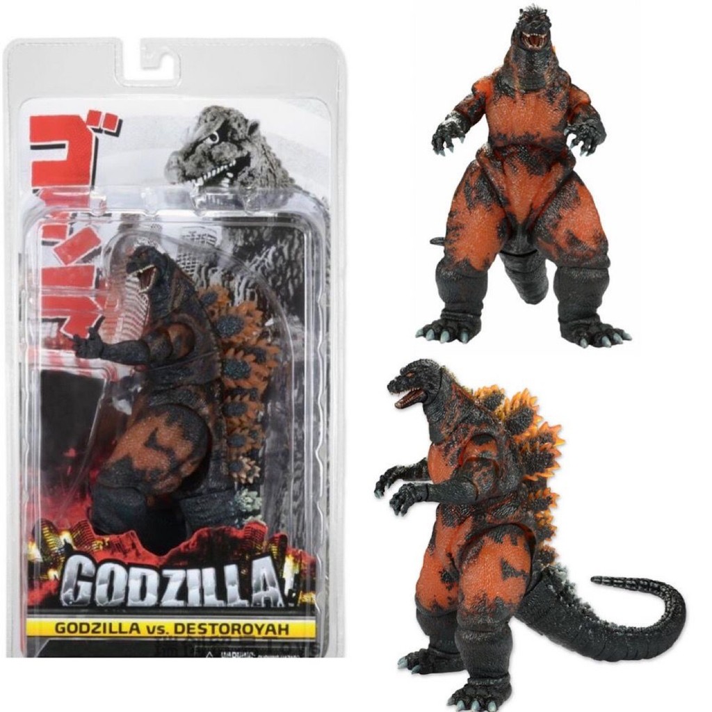 NECA Burning Red Lotus Godzilla Godzilla1995 Edition Monster Doll Figure Model Toy Card Pack