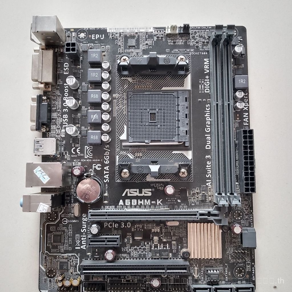 [การส่งมอบที่ดีที่ทดสอบ, ซื้อด้วยความมั่นใจ] [จัดส่ง 24 ชั่วโมง] เมนบอร์ด Asus A68HM-K รองรับ AMD484