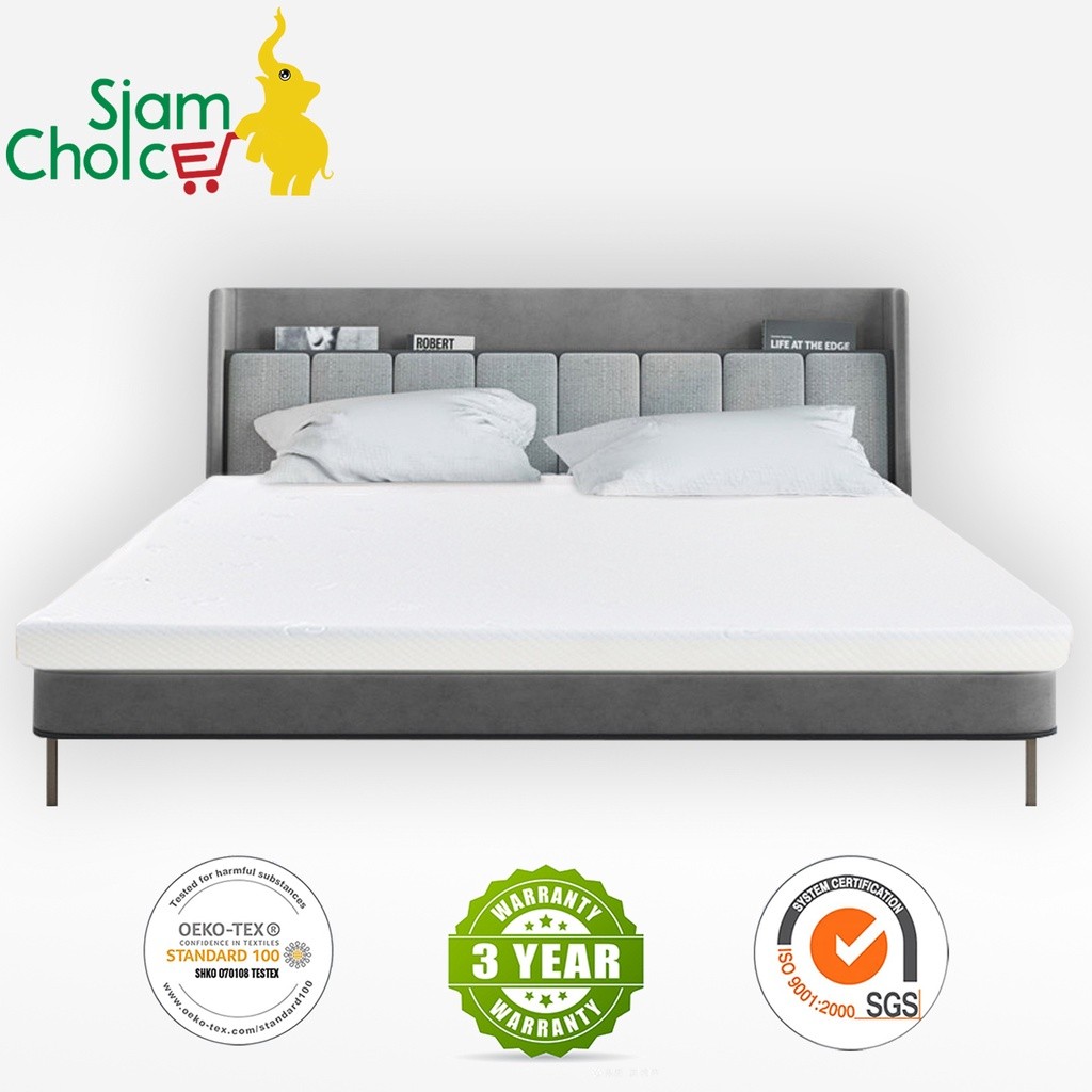 [รับประกัน 3 ปี] SiamChoice ที่นอน Topper Mattress ท็อปเปอร์ 6 ฟุต ท็อปเปอร์ 5 ฟุต ท็อปเปอร์ 3.5 ฟุต