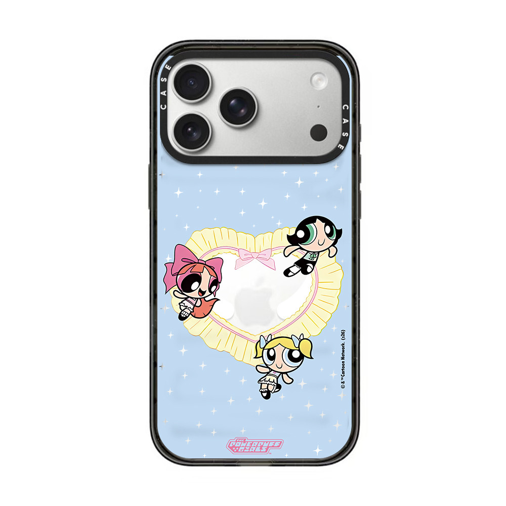POWERPUFF GIRL 2.5 อะคริลิคแม่เหล็กแกะสลัก Productive hard Case สําหรับ iPhone 17 16 15 14 13 12 11 Pro Max Plus กันกระแทกฝาครอบป้องกัน