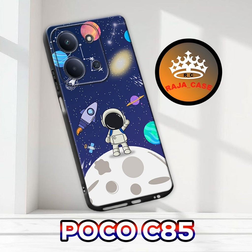 เคสยาง Rc17/ POCO C85 - เคส Astronaut Motif - เคส POCO C85 - เคส POCO C85 ซิลิโคนเท่ๆ