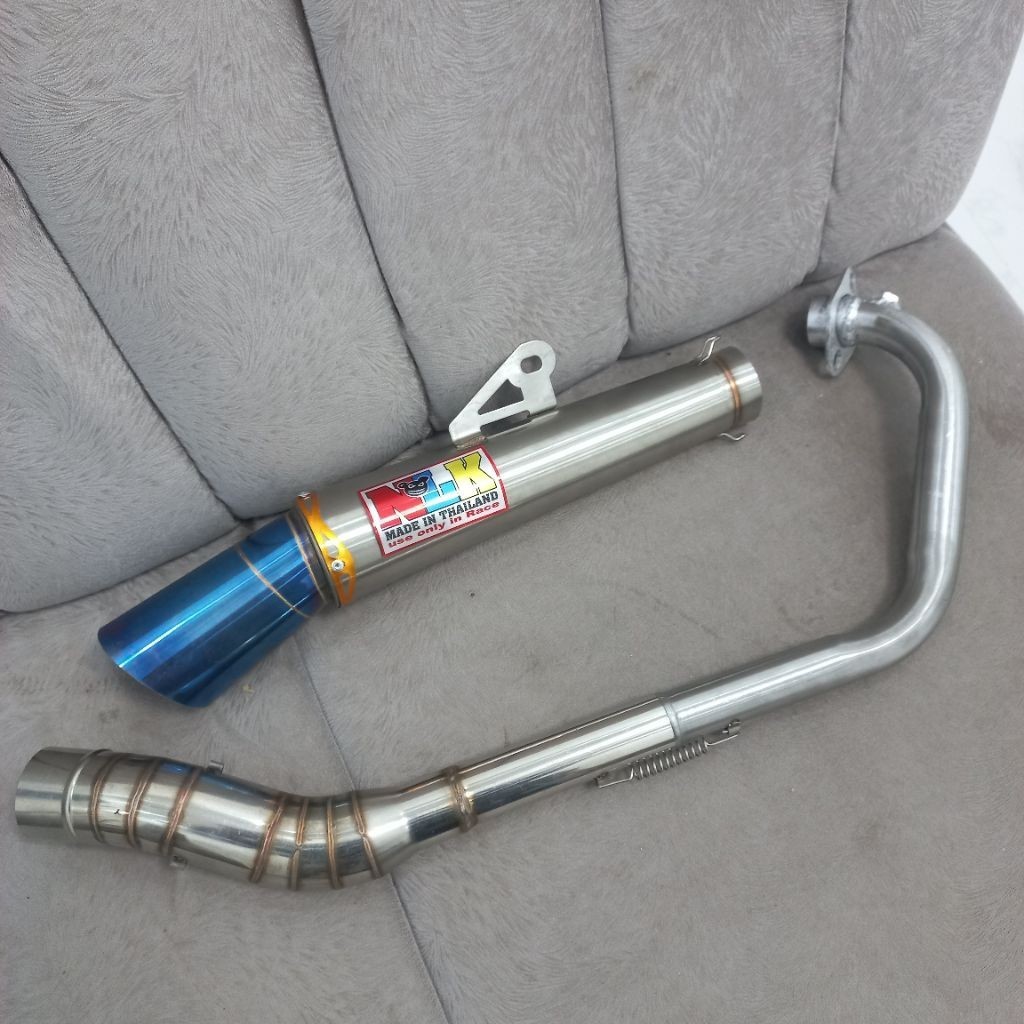 1 ชุด NLK ไอเสียเปิด spec Big ข้อศอกสําหรับ Tmx 125 /150 Tmx 150 Raider 150carb,fi Rusi tc DL 125 Ou