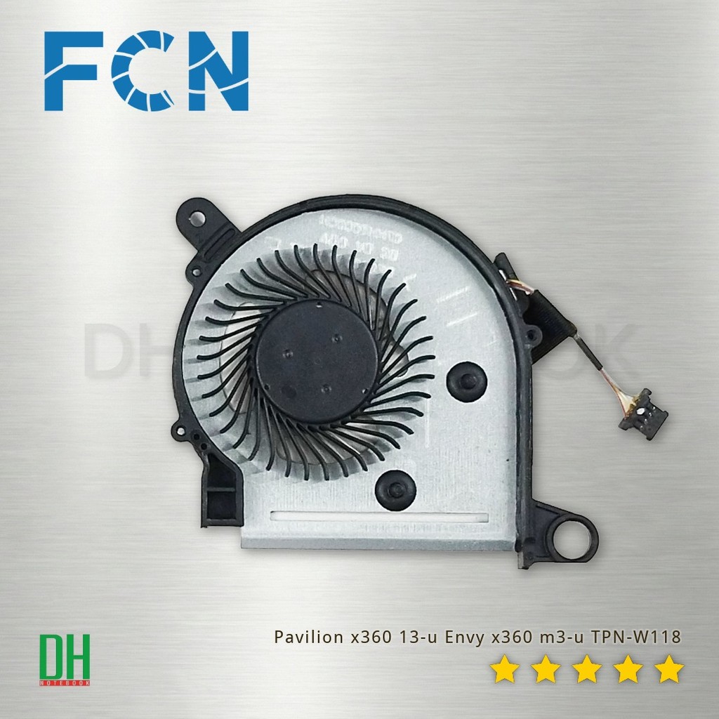 พัดลม HP Pavilion x360 13-u Envy x360 m3-u TPN-W118 P/N 855966-001 CPU Cooling Fan 4-Pin 5V