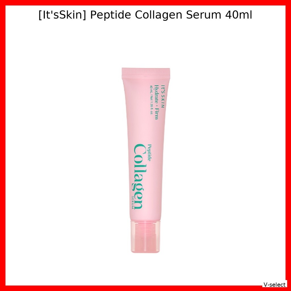 [ItsSkin] Peptide Collagen Serum 40ml / Korean Peptide Serum / Elasticity Boost / ของแท้ 100% โดย V-