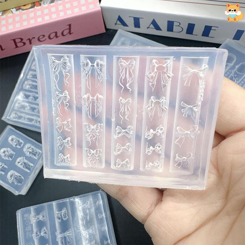 [VI] เค้กครีมกระโปรงBowknotริบบิ้น 3Dอะคริลิคแม่พิมพ์ตกแต่งเล็บDIYออกแบบซิลิโคนเล็บแม่พิมพ์แม่แบบสําหรับเล็บCharms TH ราคา ถูกที่สุด ดีลบีเคเค แกลเลอรีภาพที่ 4