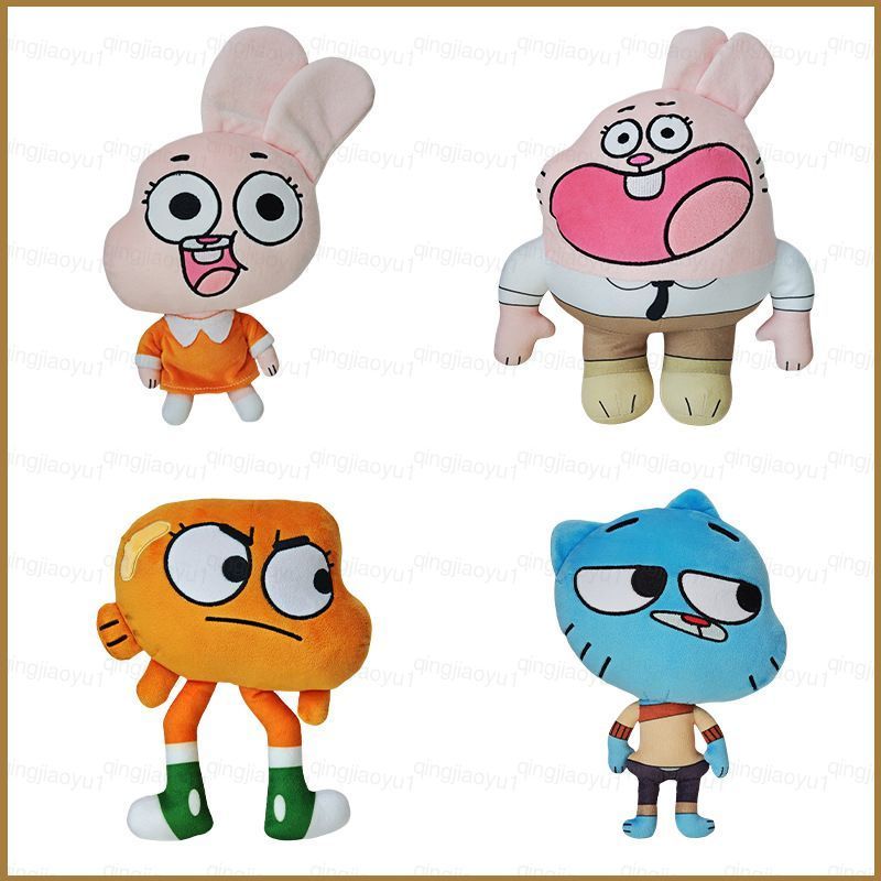 HQ The Amazing World of Gumball ตุ๊กตาตุ๊กตาของขวัญสําหรับตกแต่งบ้านสาวยัดไส้ของเล่นหมอนเบาะ