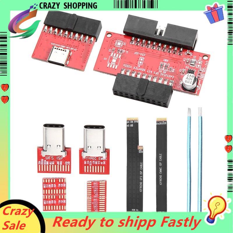 2025 ใหม่ล่าสุด MIPITESTER / สําหรับ EASY UFS BGA 254 ISP อะแดปเตอร์ไม่มีชิป/ซ่อมเครื่องมือโทรศัพท์