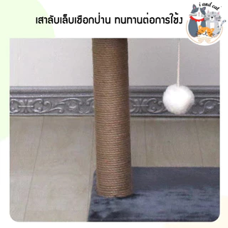 I&CAT คอนโดแมวราคาถูก ผ้ากำมะหยี่นุ่ม 3 ชั้น ที่ลับเล็บ ที่นอน ของเล่นครบ โครงสร้างแข็งแรง มั่นคง ไม่สั่นไหว