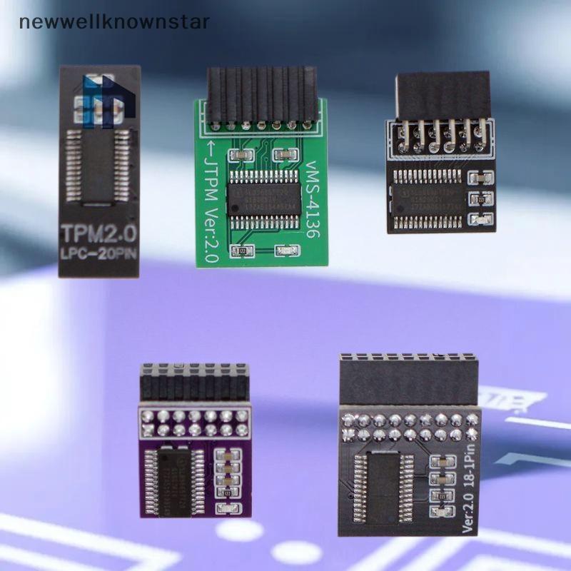 Newwellknownstar TPM Security Module TPM Remote Card Coding Security Module รองรับ 12 14 18 20 Pinsp