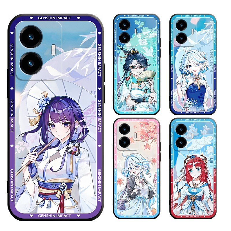 VIVO V60 Lite V60 V50 LITE V50 PRO 5G V4O V40 Pro V40 Lite 4G 5G Genshin Impact Casing Soft Case Cov