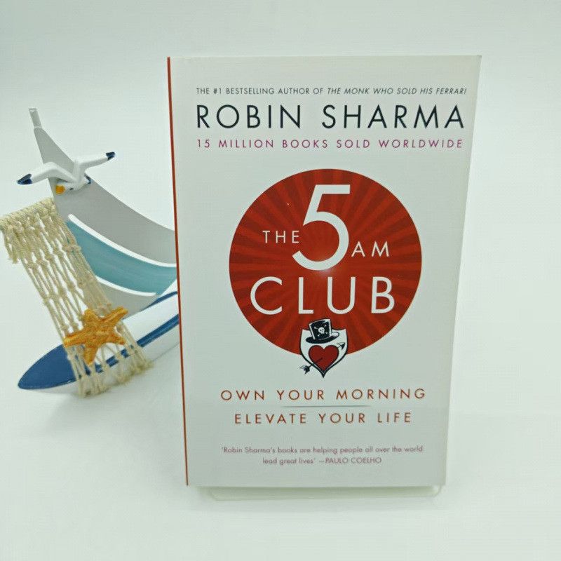 พร้อมส่ง จัดส่งด่วน ขายดี ROBINSHARMATHE5AMCLUB Five Oclock Club Master Your Morning Life0203226