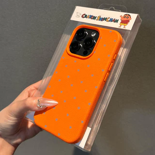 สำหรับ IPhone 15 16 17 11 12 13 14 Pro Max XR X XS Max 7 15 8 16 Plus ลายหัวใจรัก เคสเหมือนเปลือกลิ้นจี่ เคสสำหรับไอโฟน