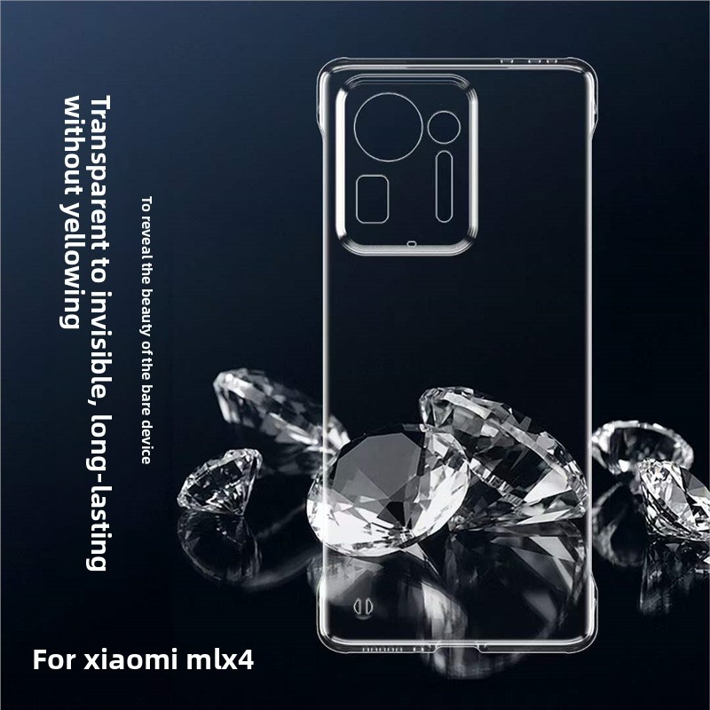 Xiaomi MIX 4 Bezel-Free เคสใสฝาครอบป้องกัน PC บางเฉียบพร้อมความคุ้มครองเลนส์กล้องเต็มรูปแบบสําหรับโท
