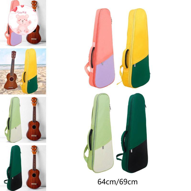 [Whbadguy] Ukulele Case Ukulele Bag Musical Note Conventional Cushion Ukulele Gig Bag Ukulele Backpa