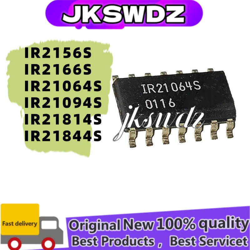 5PCS IR2156S, IR21064S, IR21094S, IR21814S, IR21844S, IR2166S, TRPBF, SOP14 ชิป ic
