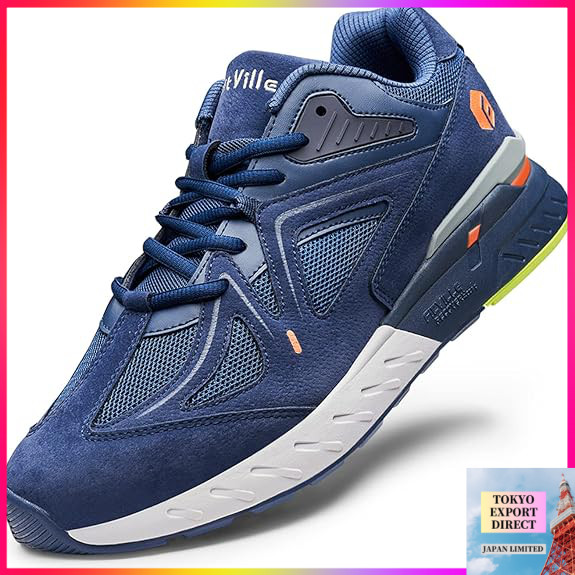 [FitVille] Wide Fit Walking Shoes for Men - 2E, 4E, 6E Sneakers & Running Shoes, Lightweight Breatha