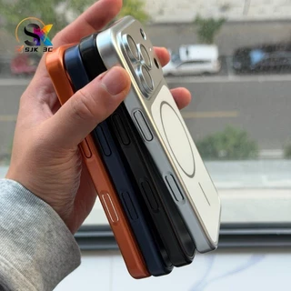 หรูหราอัพเกรดทันทีเปลี่ยนเป็น 17Pro series Matte เคสโทรศัพท์สําหรับ iPhone 17 16 15 14 13 Pro Max เปลี่ยน 17 ProMax ปลอก PC + Matte กลับแม่เหล็กกันกระแทกป้องกันกรณี