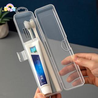 [BB-ที] กล่องแปรงสีฟันแบบพกพาพลาสติกเดินทางแปรงสีฟันกรณีใสผู…